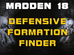 defensive ormation finder madden 18