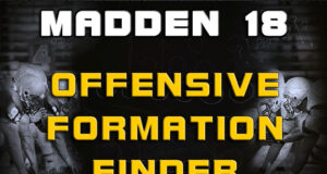 offensive formation finder madden 18